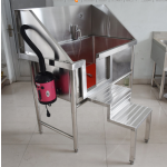Dog Washing Station Supplier - Stainless Steel with Ramp Faucet