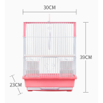 鹦鹉笼厂家-金属丝四色可选便携