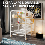 Bird Cage Supplier - Extra Large Stainless Steel Bite Resistant