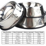Pet Feeding Bowl Factory - Custom Logo Stainless Steel Rubber Base