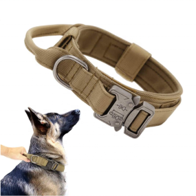 Tactical Dog Collar Manufacturer - Adjustable Nylon Harness Heavy Metal