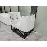 Pet Grooming Tub Supplier - Electric Lift with Wheels Spa Massage