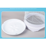 金丝雀鸟笼厂家-圆形铁金属办公家用