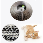 Cat Scratcher Board Manufacturer - Folding Corrugated Paper with Bell