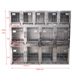 Veterinary Cage Supplier - Three-Storey Thirteen Compartments