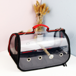 鹦鹉背包厂家-透明户外携带包