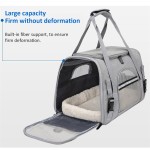 Pet Carrier Supplier - Airline Approved Soft Plush Window Mesh