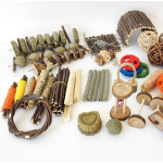 Small Animal Toys Supplier - Apple Wood Sticks for Teeth Care