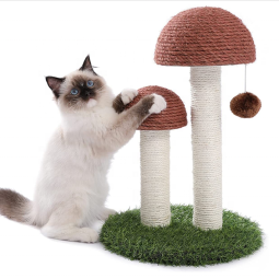 Cat Tree Manufacturer - Natural Sisal Mushroom Scratching Post