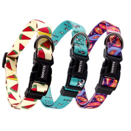Pet Dog Collar Manufacturer - Custom Printed Logo Polyester Soft