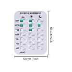 Pet Feeding Reminder Factory - Magnetic 3 Times a Day Sticker