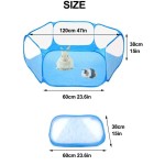 Pet Playpen Supplier - Breathable Transparent Pop Open Yard Fence