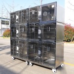 Veterinary Cage Factory - Twelve Compartments Hospital Quality
