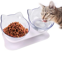 Cat Feeding Bowl Manufacturer - 15 Degree Tilted Elevated Stand