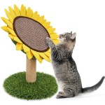 Sunflower Cat Scratcher Factory - Natural Sisal Rope Scratching Post