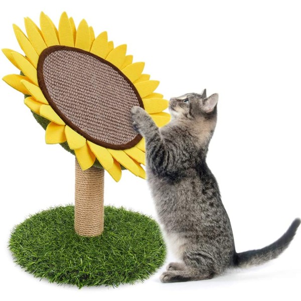 Sunflower Cat Scratcher Factory - Natural Sisal Rope Scratching Post