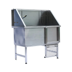 Dog Grooming Tub Manufacturer - Large Walk-in Ramp with Faucet