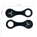 便袋支架厂家-硅胶免提夹式携带