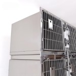 Veterinary Cage Factory - Nine Compartments Stainless Steel