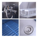 Dog Grooming Tub Manufacturer - Large Walk-in Ramp with Faucet