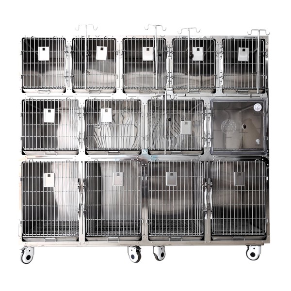 Veterinary Cage Manufacturer - Thirteen Compartments Customized
