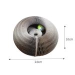 Cat Scratcher Board Manufacturer - Folding Corrugated Paper with Bell