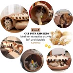 猫玩乐床厂家-2合1可折叠隧道管