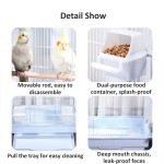 鹦鹉笼厂家-36英寸双大号金属繁殖