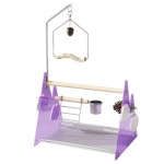 鸟训练架厂家-ABS防滑桌面金属