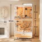 鸟栖息地厂家-豪华木质底座钢架