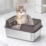 猫砂盆生产商-可定制高围栏半封闭不锈钢