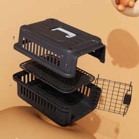 Pet Carrier Factory - Q235+PP+ABS Durable Outdoor Travel Box