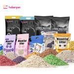 结团猫砂供应商-可定制松木玉米芯水晶膨润土豆腐砂