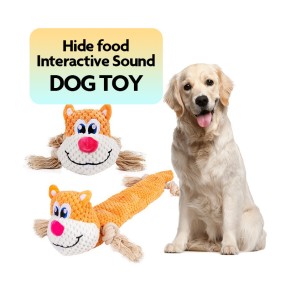 Dog Puzzle Toy Factory - Hot Selling Plush Hide Food Interactive