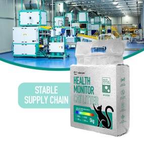 豆腐猫砂生产商-可定制100%天然PH检测