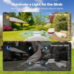 鸟喂食器厂家-太阳能IP65夜视