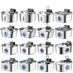 宠物饮水机厂家-3.2L电池供电感应