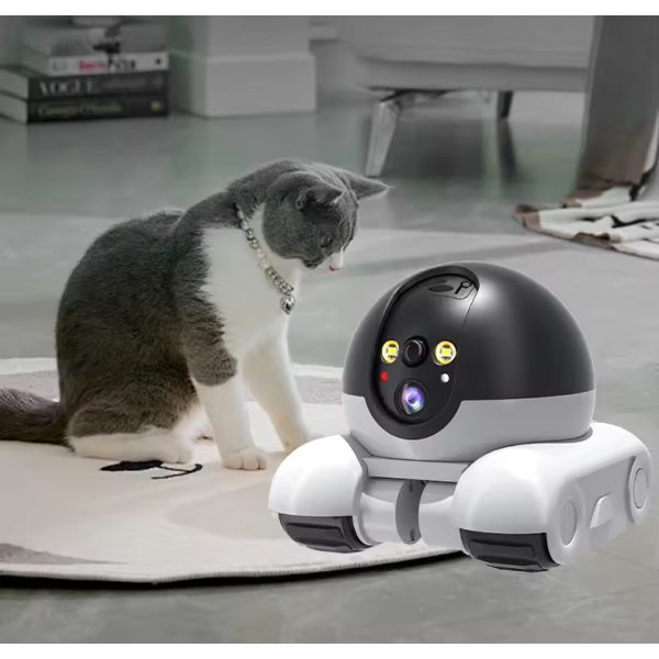 家庭安全摄像头厂家-AI APP自充电夜视