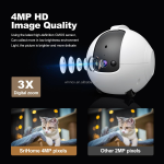 宠物摄像头厂家-迷你移动电池供电AI