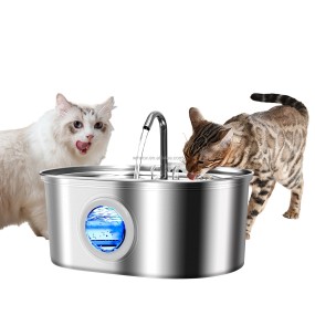 Pet Water Dispenser Manufacturer - 304 Stainless Steel 3.2L