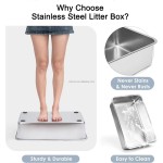 猫砂盆厂家-20L不锈钢易清洁