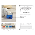 宠物饮水机厂家-便携塑料可定制