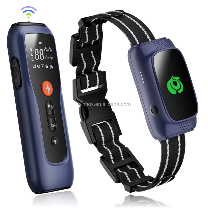 狗训练项圈厂家-蜂鸣震动电击可充电