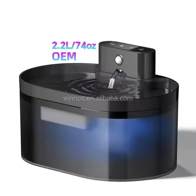 宠物饮水机厂家-3工作模式电池供电