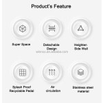 猫砂盆厂家-半封闭防刮高墙