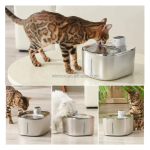 宠物水碗厂家-无线感应自动喷泉