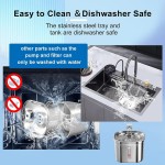 宠物喷泉厂家-自动不锈钢饮水器