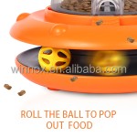 宠物咀嚼玩具厂家-互动漏孔飞盘