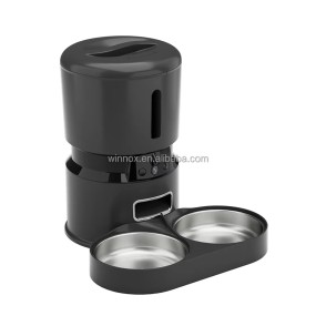 宠物喂食器厂家-双碗自动不锈钢