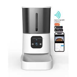 宠物喂食器厂家-涂鸦APP高清摄像头自动